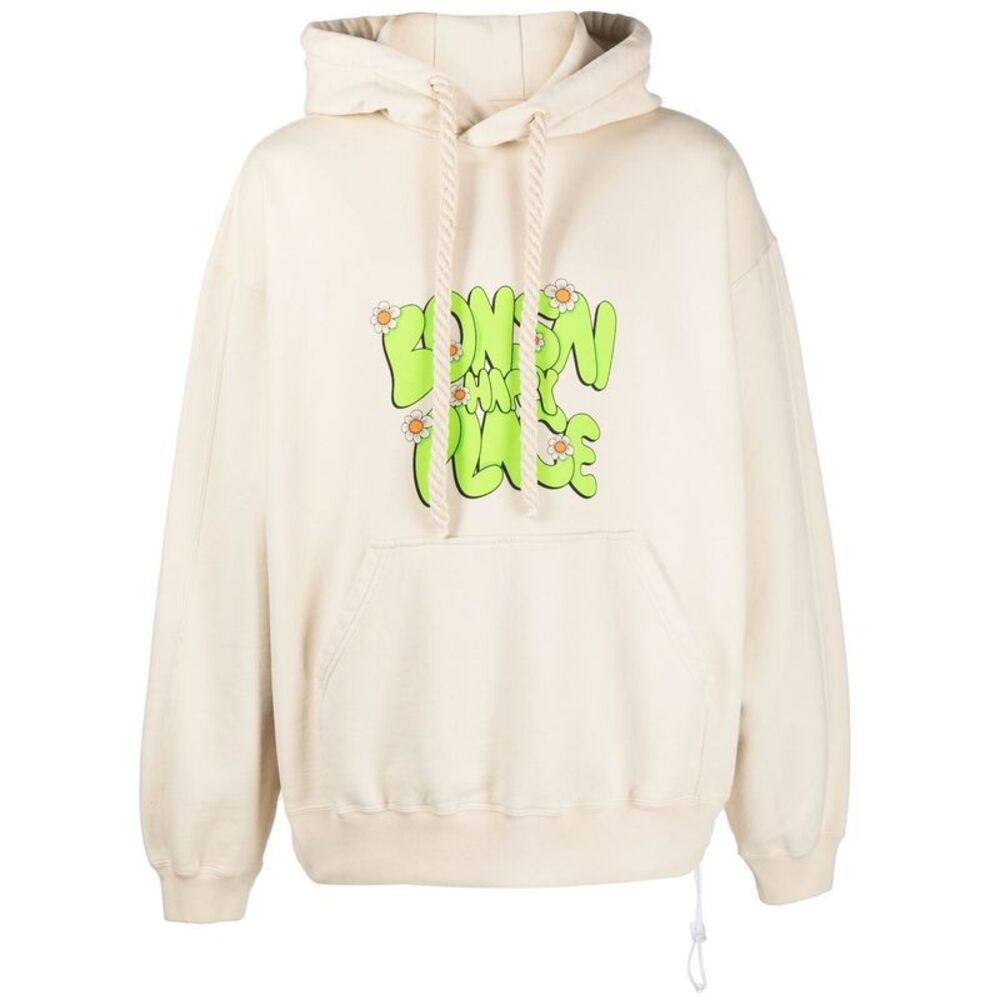 Bonsai Men's Printed Cotton Hoodie